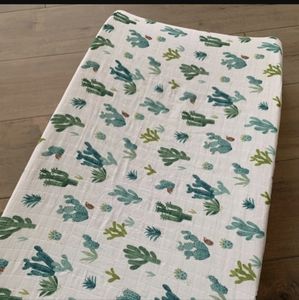 Spearmint love cactus changing pad cover